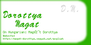 dorottya magat business card